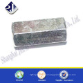 China high strength carbon steel galvanized long hexagon nut